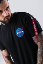 Koszulka Alpha Industries NASA HEAVY T 03 BLACK