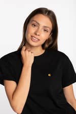 Koszulka Carhartt WIP W' S/S Chase T-Shirt 900 BLACK