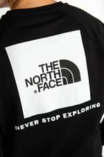 Bluza The North Face RAGLAN REDBOX CREW KY4 TNF BLACK/TNF WHITE