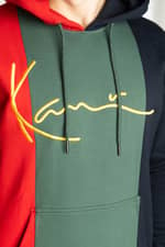 Bluza Karl Kani SIGNATURE BLOCK HOODIE 250 BLUE/GREEN/NAVY/YELLOW/RED/WHITE