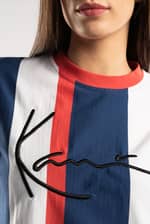 Koszulka Karl Kani SIGNATURE STRIPE TEE RED/BLUE/WHITE