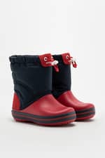 śniegowce Crocs Crocband LodgePoint Boot Navy/Red 203509-485
