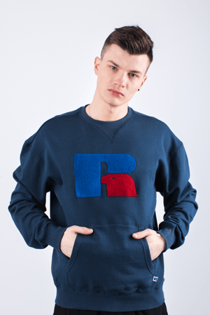Bluza Russell Athletic POCKETED SWEATSHIRT 190 NAVY