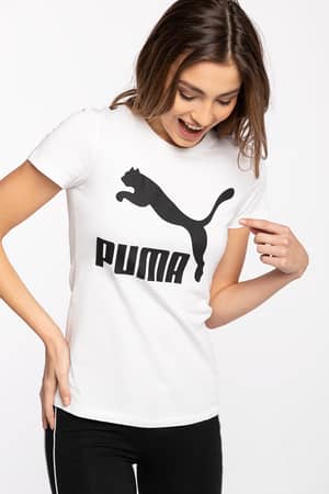 Koszulka Puma Classics Logo Tee Puma White 53007602