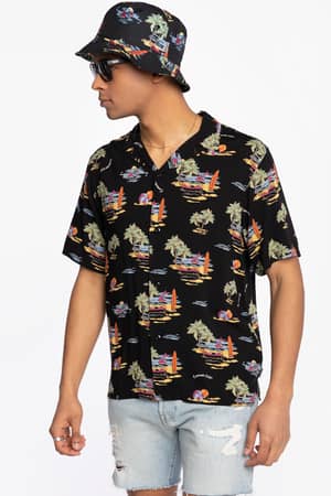 Koszulka Carhartt WIP KOSZULA ZAPINANA NA GUZIKI S/S Beach Shirt I028795-0BE00