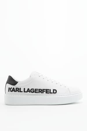 Sneakers Karl Lagerfeld MAXI KUP Karl Injekt Logo Lo White Lthr w/Black KL52225-010