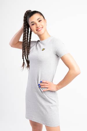 Sukienka Lyle & Scott T-shirt Dress DRW1602V-D24 Light Grey Marl