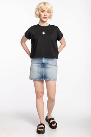 Koszulka Calvin Klein Jeans Z KRÓTKIM RĘKAWEM URBAN LOGO TEE J20J216353BEH