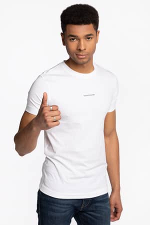 Koszulka Calvin Klein Z KRÓTKIM RĘKAWEM MICRO BRANDING ESSENTIAL SS TEE J30J318067YAF
