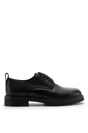 Półbuty Charles Footwear David Lace-up Derby Shoes Black