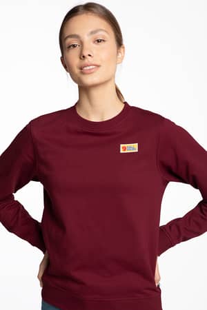Bluza Fjallraven Vardag Sweater W 519 RED OAK