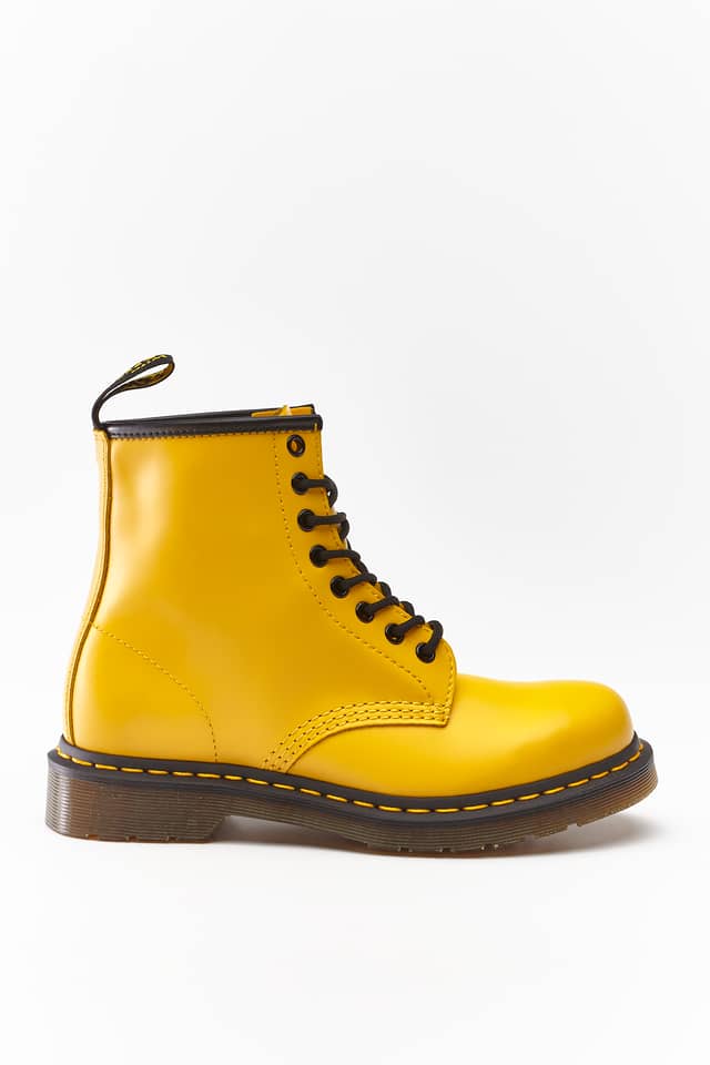 Buty za kostkę Dr. Martens 1460 SMOOTH SUMMER ICONS YELLOW