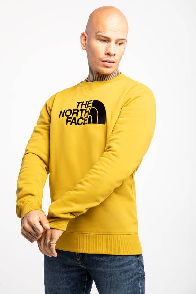 Bluza The North Face Drew Peak Crew Mineral Gold NF0A4SVR76
