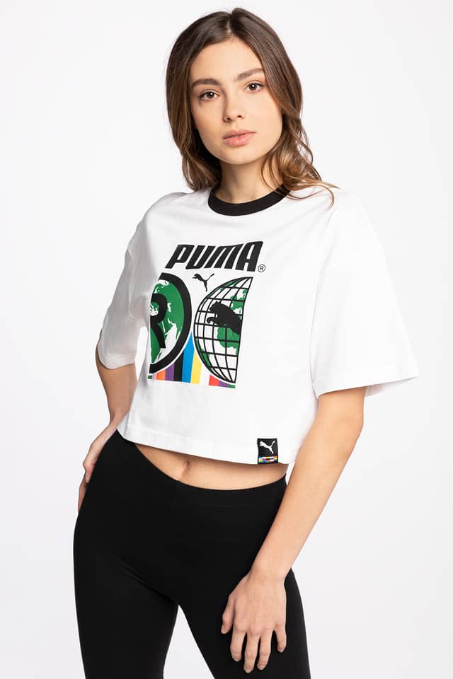 Koszulka Puma Z KRÓTKIM RĘKAWEM PI Graphic Tee Puma White 59970202