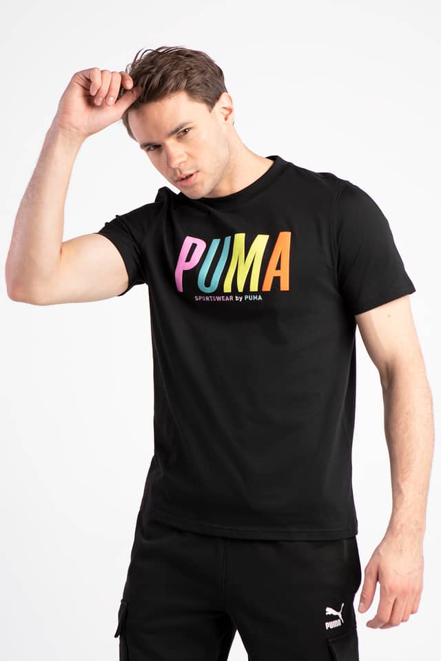 Koszulka Puma SWxP Graphic Tee Puma Black 53362301