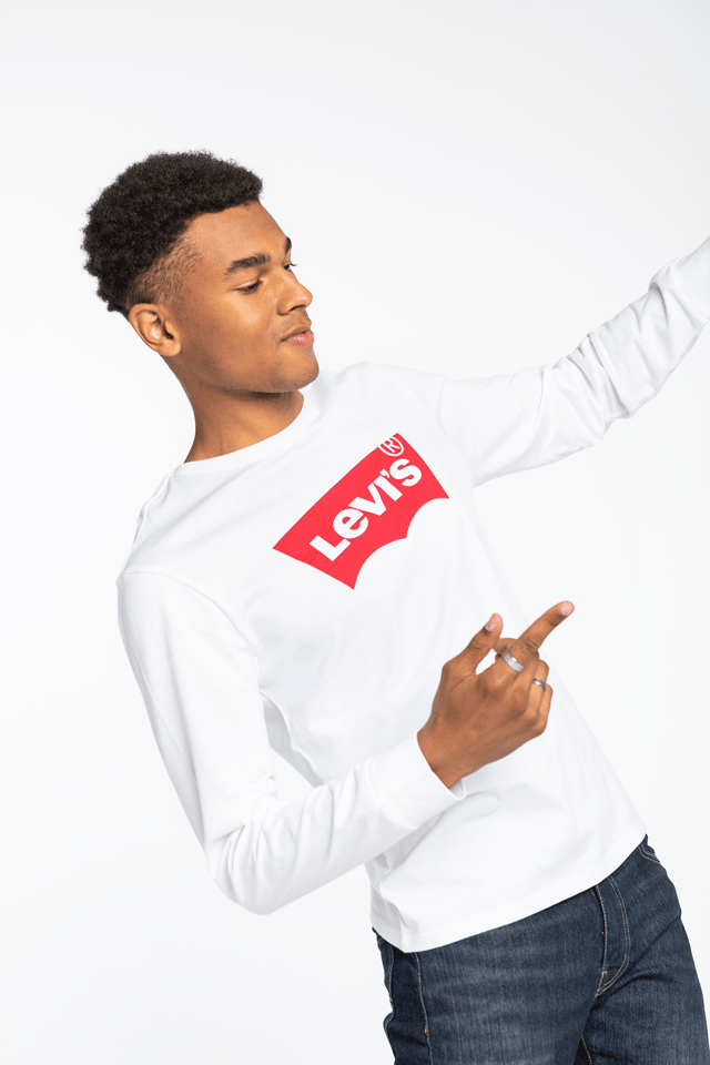 LONG SLEEVE GRAPHIC TEE 0010 BETTER WHITE