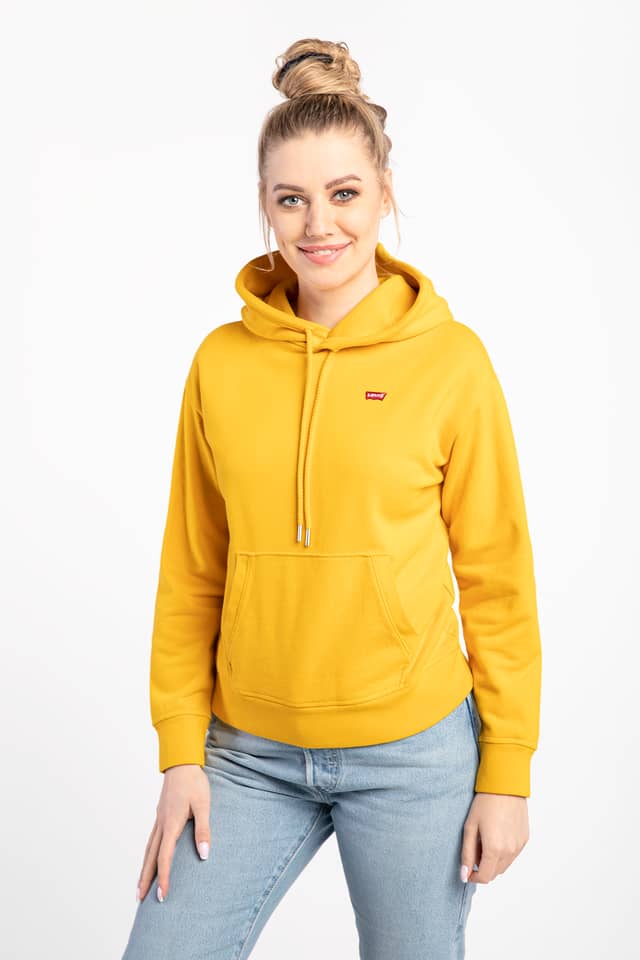 Bluza Levi's STANDARD HOODIE OLD GOLD 24693-0026