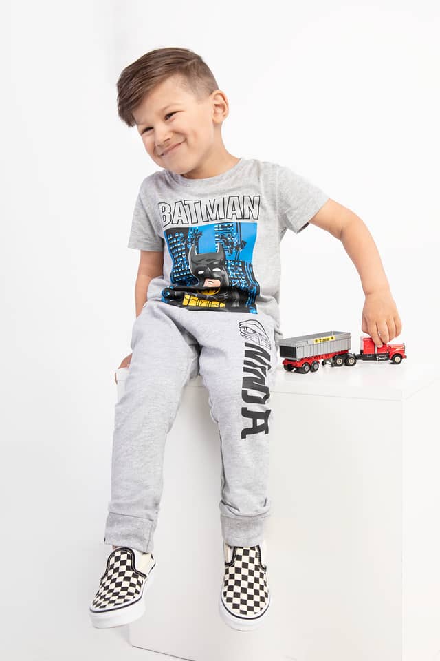Koszulka LEGO Wear T-SHIRT SS Grey Melange 12010513