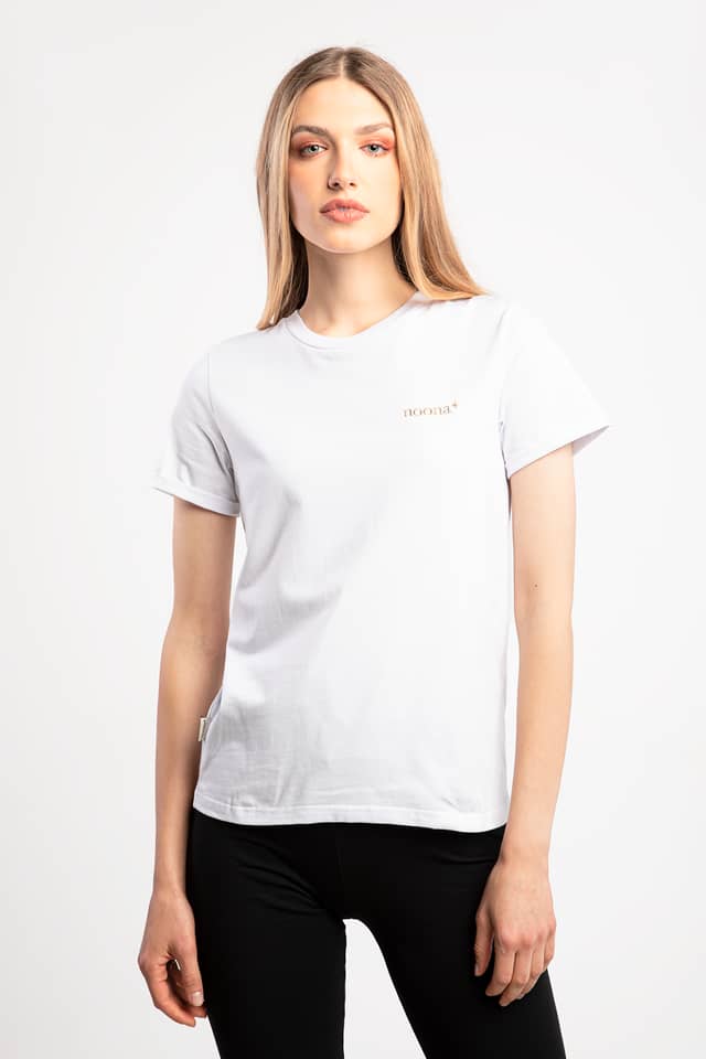 Koszulka Noona Salm T-shirt Roundneck White