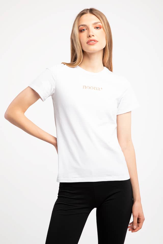 Koszulka Noona Hae Backprint T-shirt White
