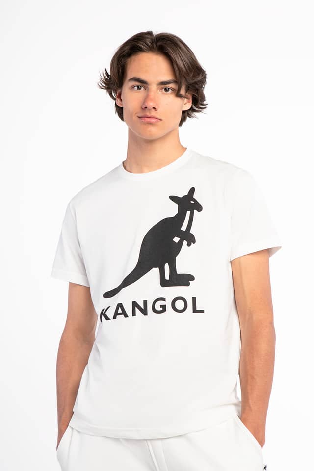 Koszulka Kangol T-SHIRT ESSENTIAL UNISEX OFF WHITE KLEU005-01