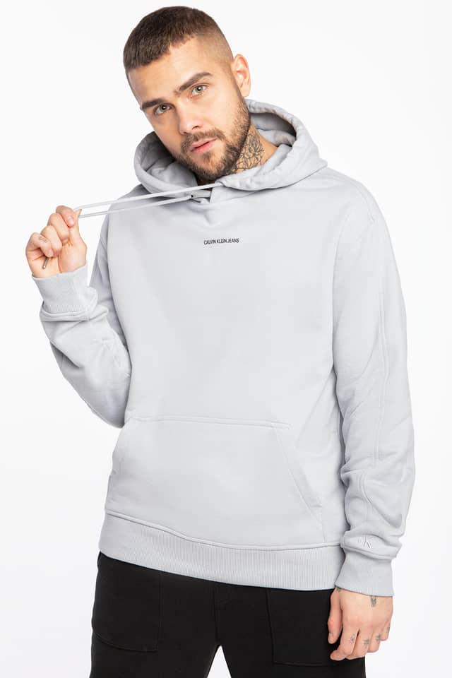 Bluza Calvin Klein Jeans micro branding hoodie j30j317388ps8