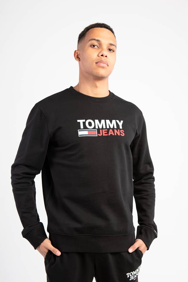Bluza Tommy Jeans tjm corp logo crew dm0dm12938bds