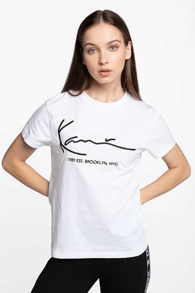 Koszulka Karl Kani KK Signature BRK Tee 6138728 WHITE