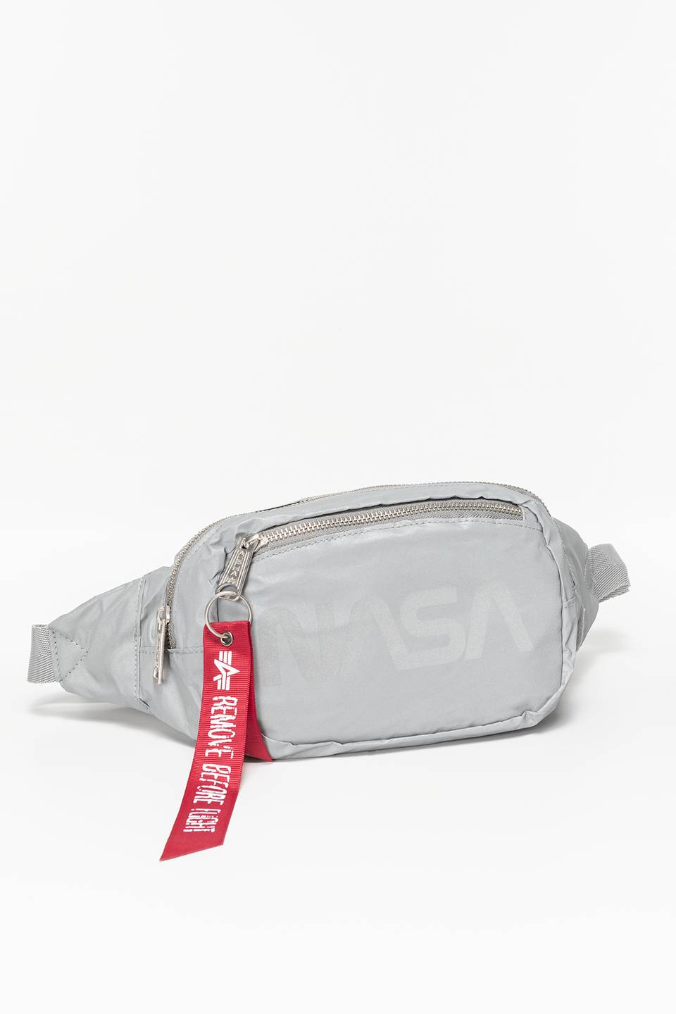 Saszetka/Nerka Alpha Industries Nasa Waist Bag Reflective 911 SILVER
