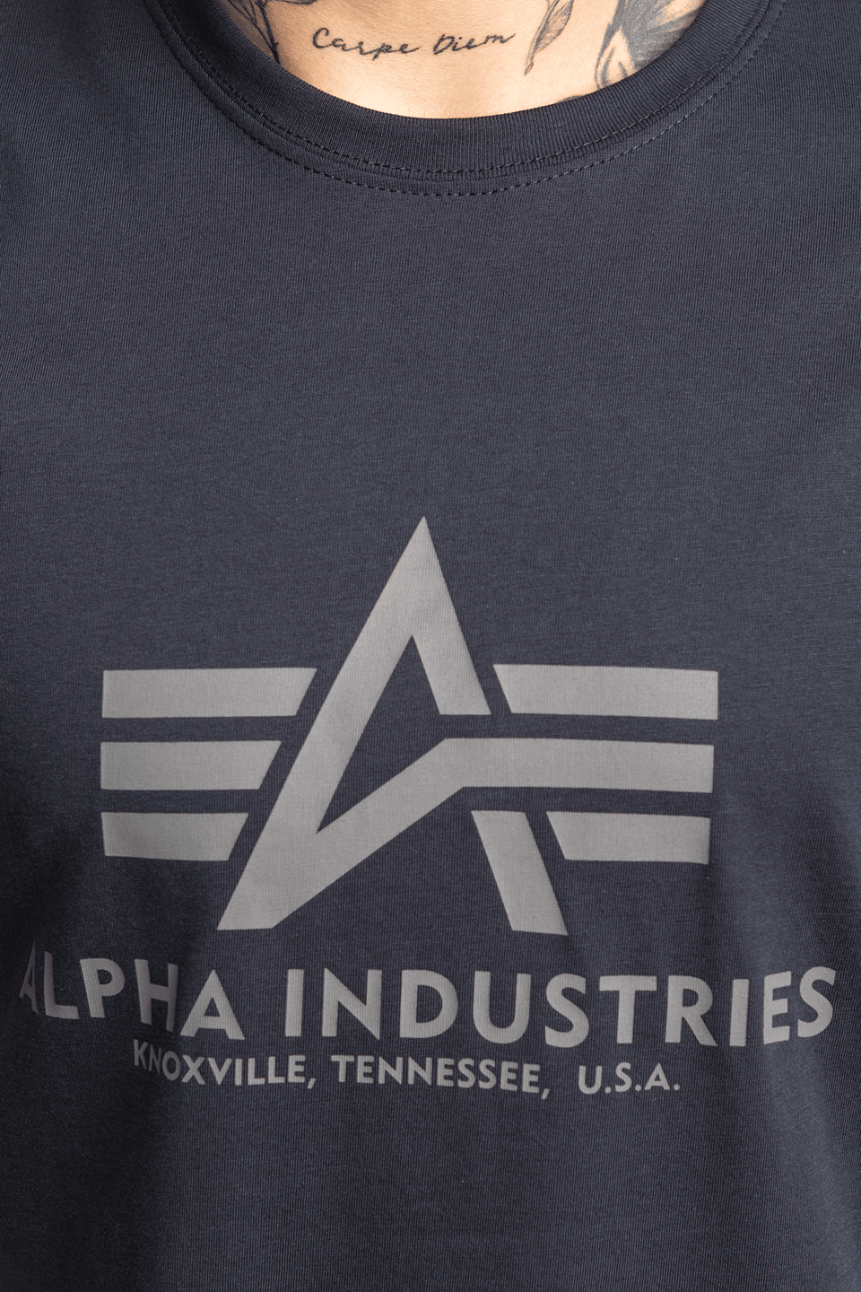 Koszulka Alpha Industries Basic T-Shirt 100501-07 REP. BLUE