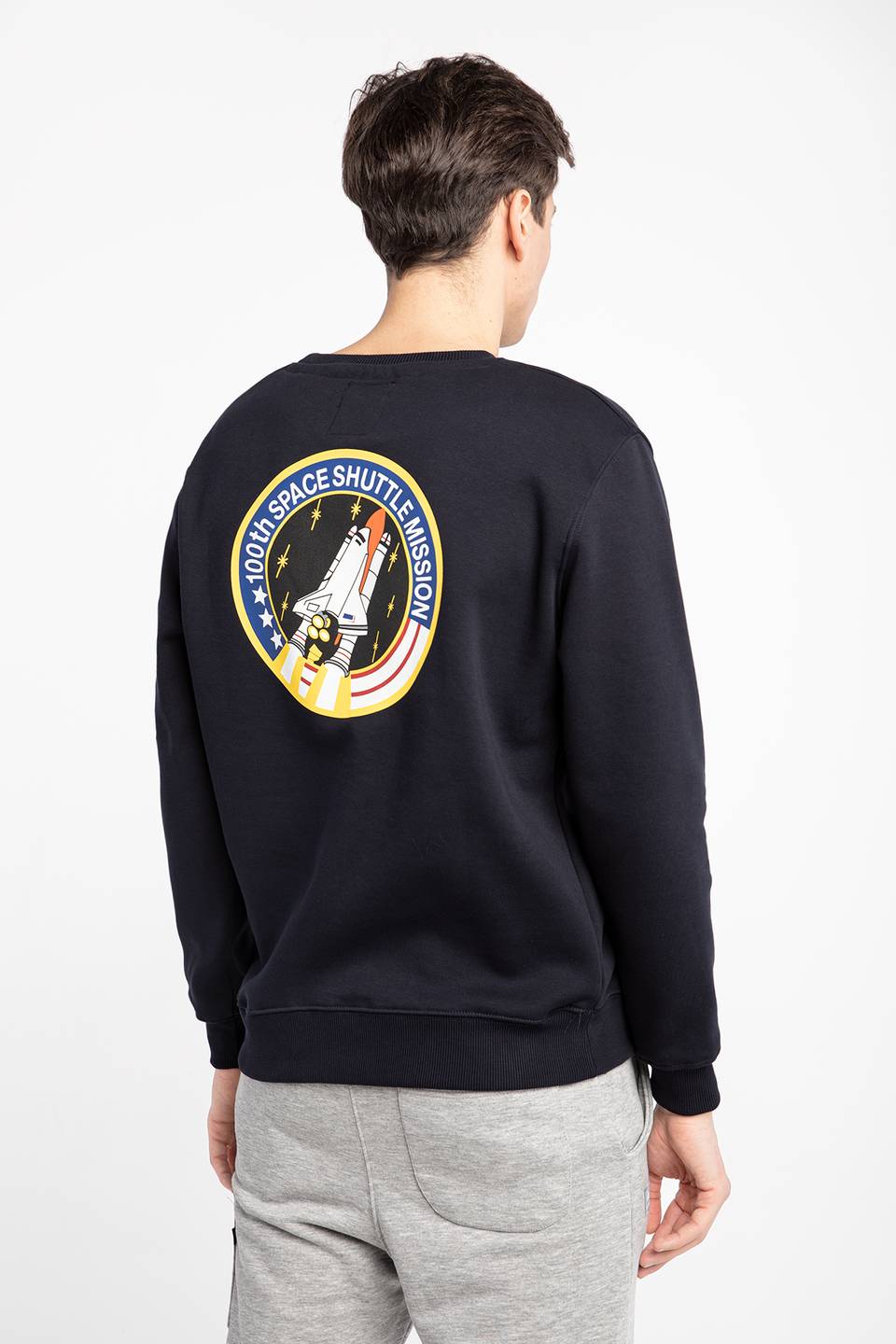 Bluza Alpha Industries SPACE SHUTTLE SWEATER 07 REP. BLUE
