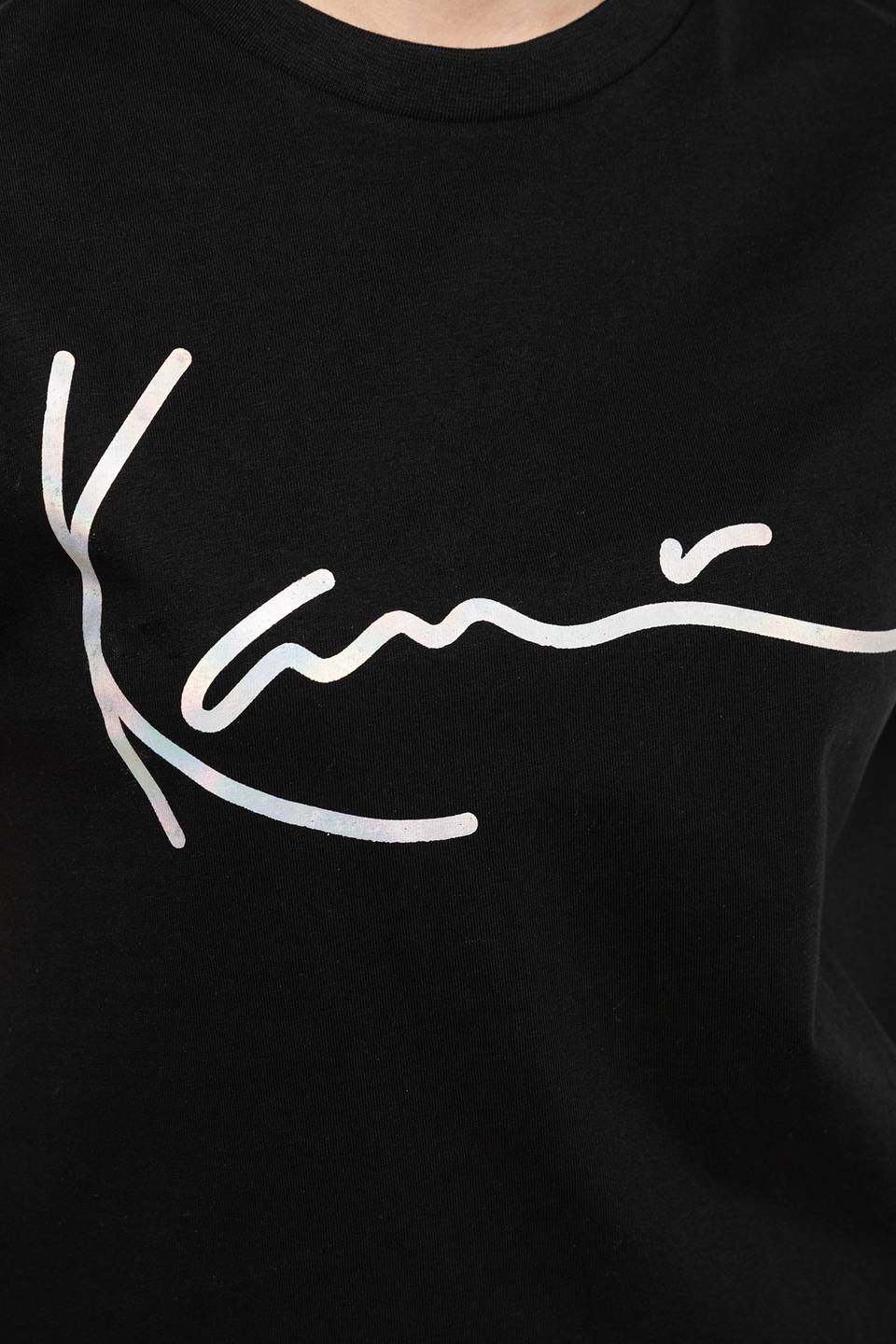 Koszulka Karl Kani Z KRÓTKIM RĘKAWEM KK Signature Tee black 6137004