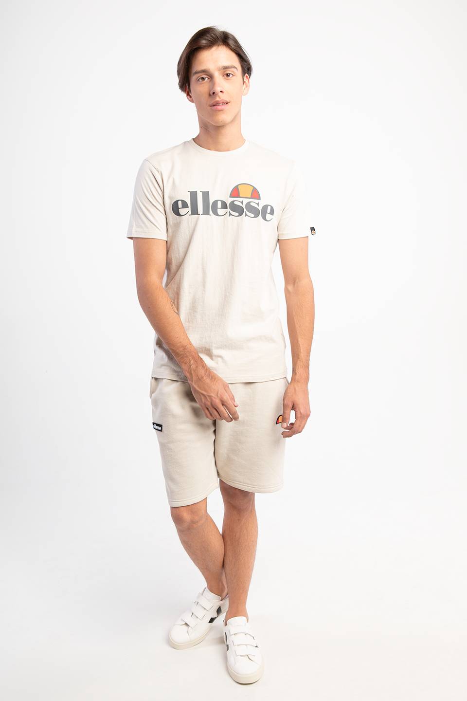 Koszulka Ellesse T-SHIRT SL PRADO TEE BEIGE SHM07405214