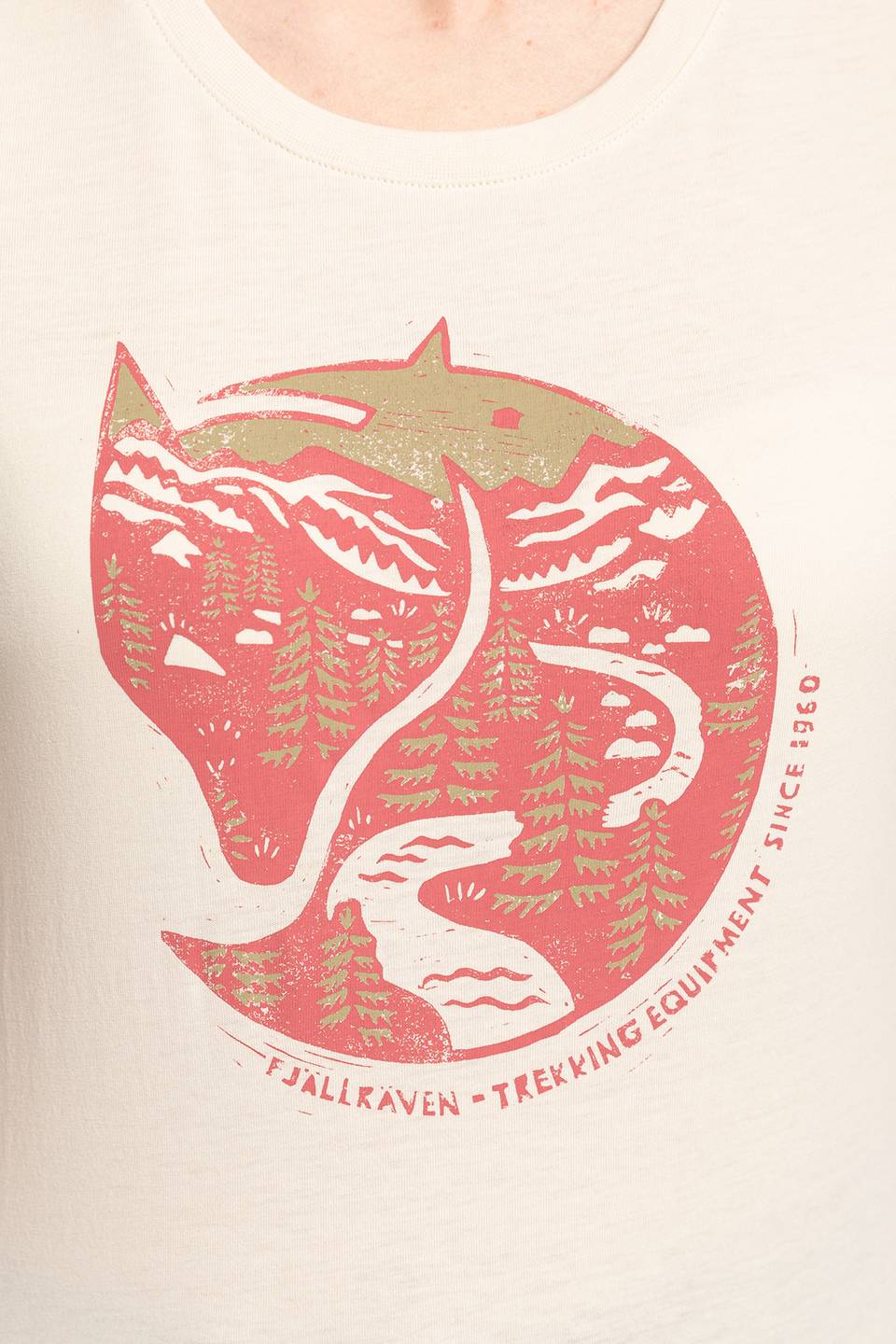 Koszulka Fjallraven Arctic Fox Print T-shirt W F89849-113