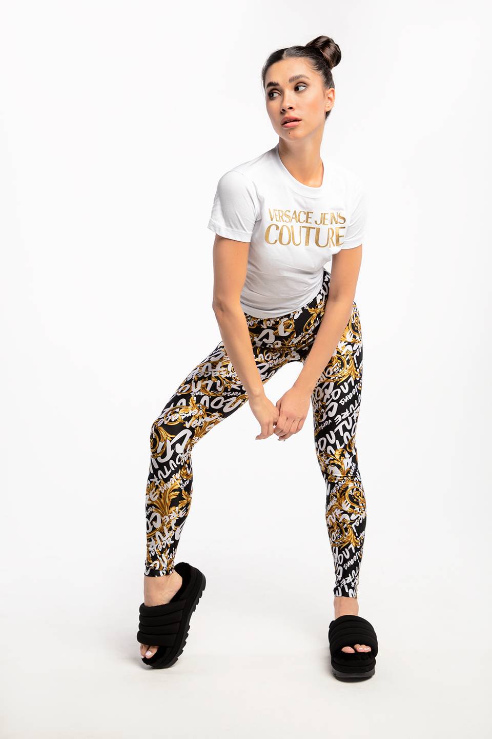 Koszulka Versace Jeans Couture T-SHIRT 73HAHT01CJ00TG03