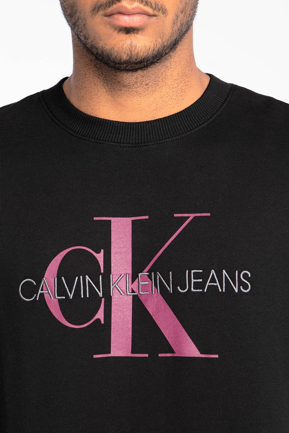 Bluza Calvin Klein Jeans Jeans MONOGRAM REG CREW NECK J30J3155950GO