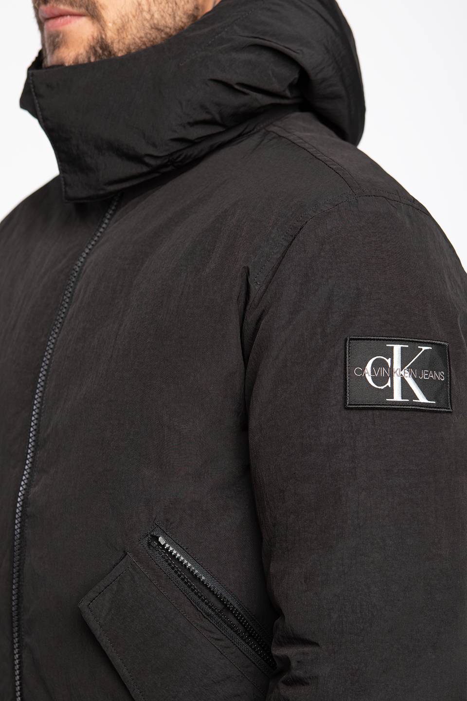 Kurtka Calvin Klein Jeans sherpa lined short jacket j30j318652beh