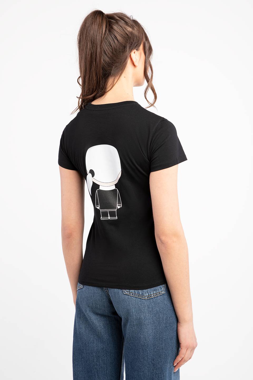 Koszulka Karl Lagerfeld Ikonik Karl T-Shirt 210W1721-999