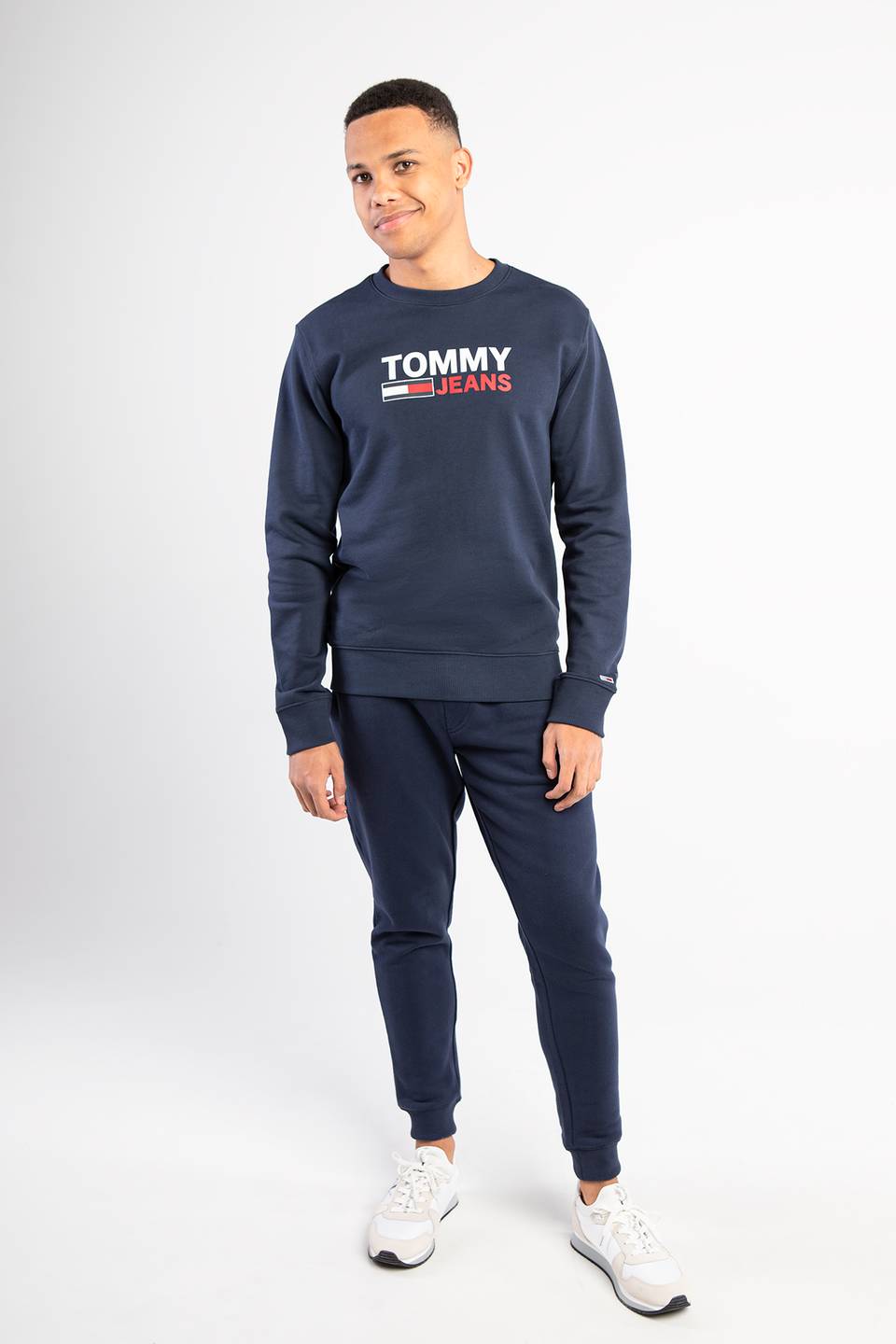 Bluza Tommy Jeans tjm corp logo crew dm0dm12938c87